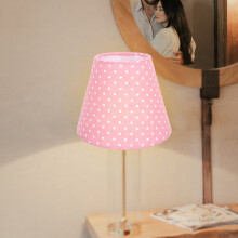 2pcs Decorated Small Desk Shade Pink Fabric for Home Decor Ambient Lighting
