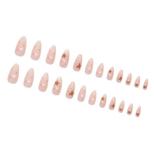 24 kpl Sweet On Nails -kynsille tarkoitettuja tähtikuvioisia pilkkuja, täyspeitteitä, tekokynsien ja manikyyritarvikkeita