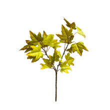 Guirlande de feuilles d'érable artificielles d'automne – Décoration automnale réaliste en plastique pour la maison, les mariages, les murs, les