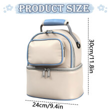 Portable Breast Milk Storage Bag *1 Multi Functional Mom Portable Insulated Double Layer Back Bag for Mother and Baby