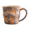 Caneca de café de cerâmica vintage com esmalte salpicado, 310 ml (10,5 oz) 2