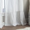 Flounced Curtain Panel, 84-inch, White,1Q82460GWT 6