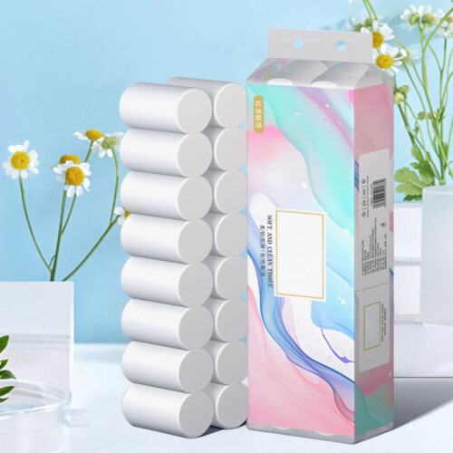 Χαρτί υγείας Karymi16Rolls 4 στρώσεων, πετσέτες κουζίνας και πετσέτες χεριών – Προσιτή 2