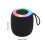 Enceinte Bluetooth portable mini caisson de basses noire 9 x 8,5 x 8,5 cm 3