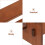 Holzregal, hellbraun, 1 Stück 6