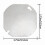Electrical Box Covers Metal Octagonal 4-Pack 6