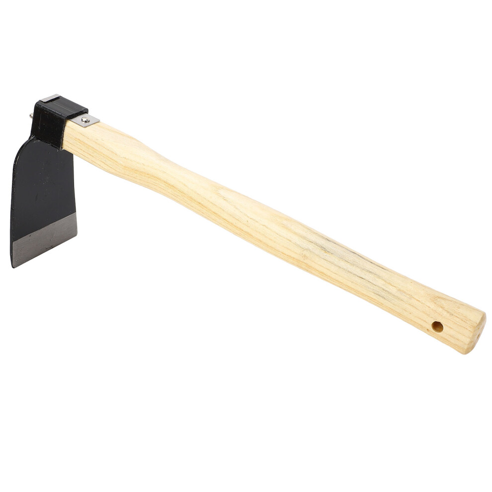 Ergonomic Wooden Handle Hand Hoe For Gardening Carbon Steel Home Weeding 5081390892548
