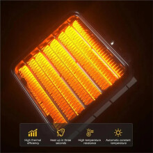 Aquecedor Portátil Aquecedor Elétrico Plug In Wall Aquecedor de Ambiente Eletrodoméstico Aquecimento Fogão Radiador com Controle Remoto Plug EUA