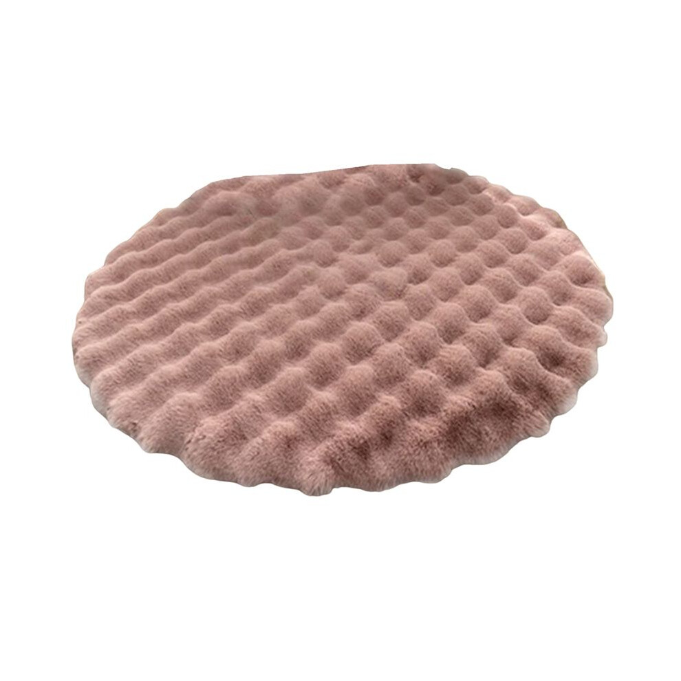 Round Carpets for Living Room Plush Floor Mat Soft Area Rugs Bedroom Bedside Fluffy Mat Rug Room Decor,,1X1M