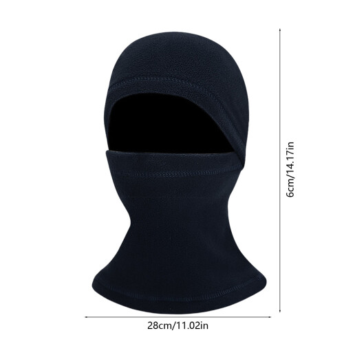 Unisex χειμερινή μπαλακλάβα με κάλυμμα λαιμού και αυτιά – Συμβατό με ποδηλασία, σκι, 2