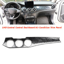 LHD Cruscotto Controllo Centrale Aria Condizionata Pannello di Rivestimento per W176 Cla C117 Gla X156 13-18 legno Nero