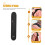 Black Detachable Strap with Cushion, Comfortable Adjustable Strap for Various Bags 3