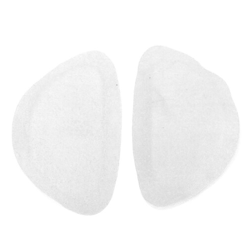 3 paia di cuscinetti per tallone 0,7x7x10,7 cm Bianco 1