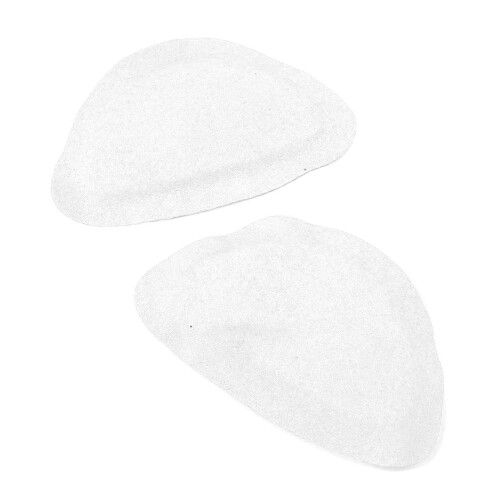 3 paia di cuscinetti per tallone 0,7x7x10,7 cm Bianco 2
