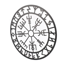30cm Retro Iron Compass Wall Decor, Living Room & Bedroom Artwork