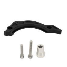 Hoogwaardige aluminiumlegering kettingbeschermer, motorcarterbescherming, corrosiebestendig, voorste tandwielbescherming, impactkracht
