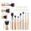 Premium Makeup Brush Set 11 Pcs Fine Workmanship with Cloth Storage Bag 10