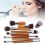 Premium Makeup Brush Set 11 Pcs Fine Workmanship with Cloth Storage Bag 5