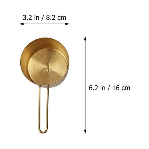 Measuring Cups Stainless Steel 1 Set 1