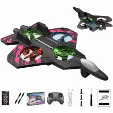 Skyriders RC-Jet-Spielzeugflugzeug aus Schaumstoff mit LED-Beleuchtung und