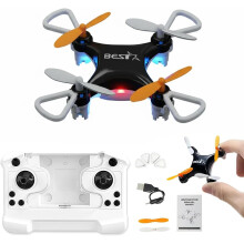 Mini Drone for Beginners, 4-Axis Stunt Flyer with LED & 360 Rotation, Rechargeable – Compatible with Kids' First Flight