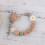 Flower Pacifier Clip Silicone Bead Wood Teether 1 Pack 3