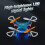 Mini drone para iniciantes com LED e rotação de 360 4