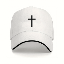 Caipín Daorchluiche Dearaidh Trasna, Hata Gréine Bán Inchoigeartaithe & Breathable le haghaidh Spóirt/Taisteal Allamuigh – Unisex, Gach