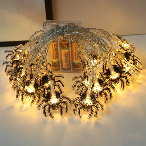 MIAOMIAOCC Φωτάκια Halloween σε κορδόνι, 20 πόδια, 30LED3D Κολοκύθα/Νυχτερίδα/Φάντασμα,
