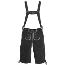 Retro-Hosenträgershorts, Unisex, Polyester, Oktoberfest-Outfit, pflegeleicht, Freizeitkleidung, traditionelle deutsche Tracht, kurze