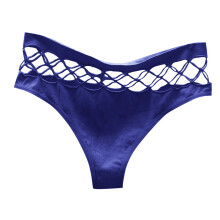 Calcinha feminina sem costura, fio dental de cintura baixa com design em tela que levanta os seios para maior conforto e ajuste, roupa íntima