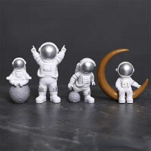 Figurine d'astronaute, statuette, sculpture d'astronaute, jouet éducatif, décoration de bureau ou de maison, modèle d'astronaute, cadeau pour