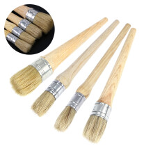 Set mit 4 Naturborstenpinseln