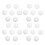 100Pcs White Foam Balls Solid Polystyrene Round Craft Balls for DIY Holiday Decorations 1