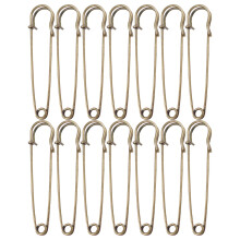 Heavy Duty Safety Pins, 15Pcs Set, 2.95" Metal Sewing Pins – Compatible with Craft & Sewing