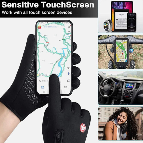 Thermal Gloves Waterproof Windproof Non-Slip Touchscreen 2
