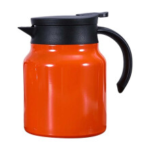 Garrafa de água térmica de aço inoxidável 1000ml laranja