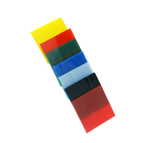 Fusible Glass Sheets 5.2 cm 7 Colours