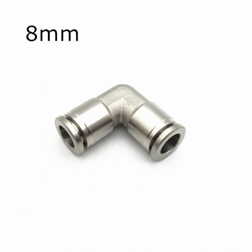 Pneumatisk hurtigstikforbindelse 304 rustfrit stål 6 mm 1