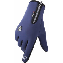 Outdoor Sports Gloves Short Plus Velvet Windproof Waterproof, 2025 Winter Thermal Gloves Touchscreen for Cold Weather