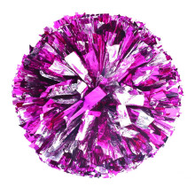 2-Pack 12in Metallic Foil Cheerleading Pom Poms – Vibrant Sport Pom Poms for Kids, Adults, Team Spirit, and Cheering