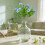 Artificial Pansy Bouquet – Blue, 12 Stems 1