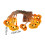 MIAOMIAOCC Φωτάκια Halloween σε κορδόνι, 20 πόδια, 30LED3D Κολοκύθα/Νυχτερίδα/Φάντασμα, 6
