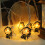 MIAOMIAOCC Φωτάκια Halloween σε κορδόνι, 20 πόδια, 30LED3D Κολοκύθα/Νυχτερίδα/Φάντασμα, 8
