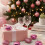 Heart Ornaments Red Pink Silver 24PCS Glossy Baubles 4