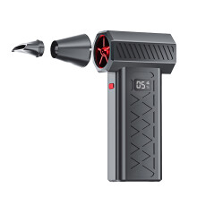 Handgeführte Turboschneefräse – LED-Anzeige, 6000 mAh, 130000