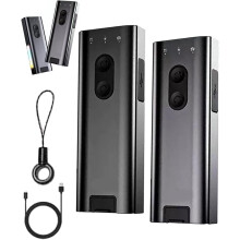 Lanterna de chaveiro K3Ultra EDC preta/cinza, 800 lúmens