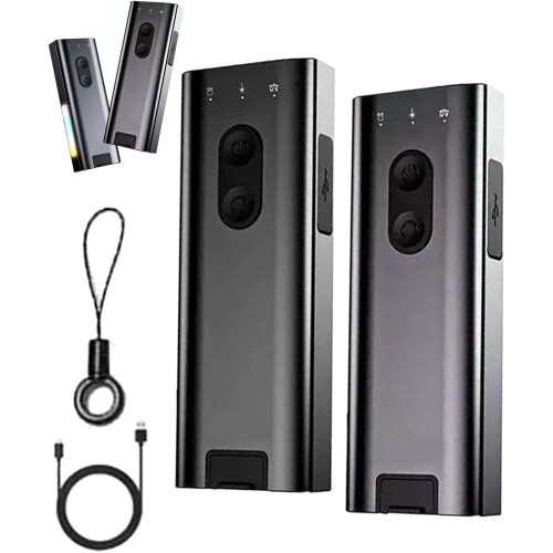 K3 Ultra Multi EDC Keychain Flashlight, 800 Lumens, Diffuser Clip, Hat Lamp & Camp Lantern – Black+Grey