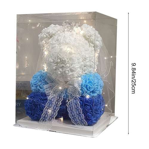Rose Teddy Bear with Lights 1 Pack 2