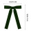 Set di fiocchi per albero di Natale in velluto, verde, 6 pezzi 3